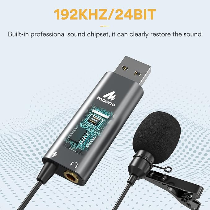 MAONO USB Lavalier Microphone - Image 3