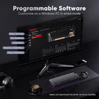 RedThunder K65 Wireless Mechanical Gaming Keyboard, Trip-Modes Connection - Image 9