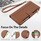 Compatible with iPhone 7/8/SE 2020/SE 2022 Wallet Case PU Leather Shockproof - Image 5