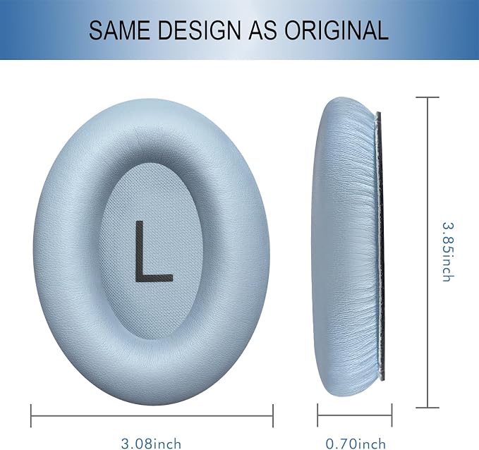 GEVO Replacement Ear Pads for Bose QC45, Ear Cushions for Bose QuietComfort 45 - Image 8