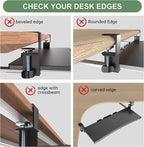 Extra Large Keyboard Tray Under Desk - Image 6