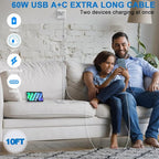 10FT iPhone 16e Fast Charger, iPad Pro/Air/Mini - Image 6