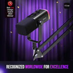 FIFINE XLR/USB Gaming Microphone Set, Dynamic PC Mic - Image 2