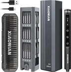 3.7V Precision Electric Screwdriver Set, 76 IN 1 Magnetic Storage Mini Electric by XIAONIAN
