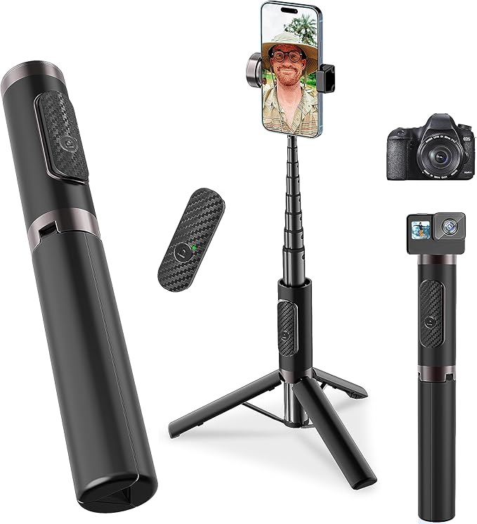 Selfie Stick Aluminum Alloy Selfie Stick Tripod by dashcam