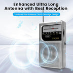 Radios Portable AM FM, Small Radio - Image 5