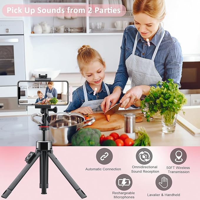 MAYBESTA Mini Wireless Lavalier Microphone - Image 2