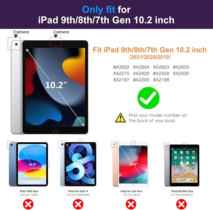 DTTO for iPad 9th/8th/7th Generation 10.2" Case 2021/2020/2019 - Image 2