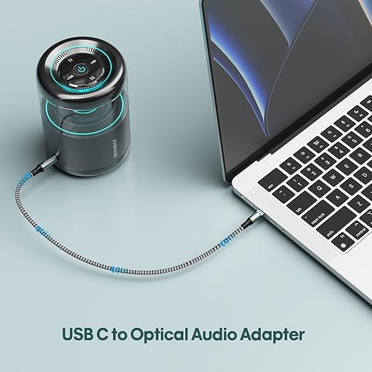 Adoreen Unidirectional USB C to Toslink Digital Optical Audio Cable 15 Ft - Image 6