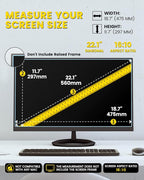 F FORITO 22 Inch 16:10 360°Privacy Screen Protector - Image 7