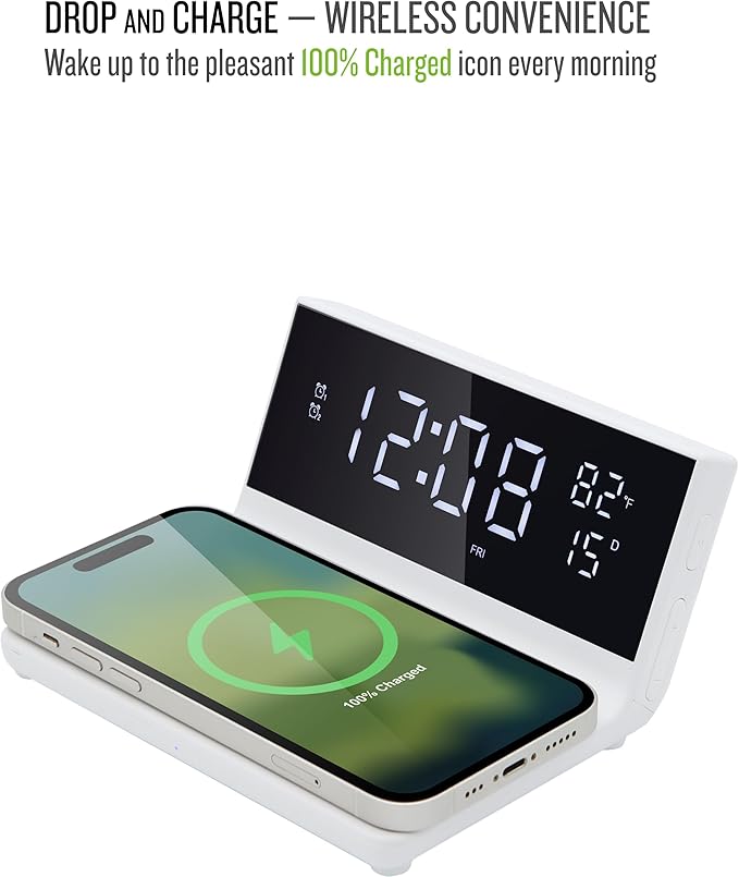Soundfreaq Charge Rise II, SFQ-20: Digital Alarm Clock, - Image 7