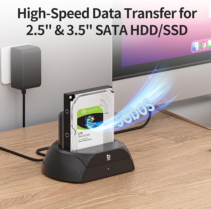 Hard Drive Docking Station, Pcie NVMe Adapter - Image 5