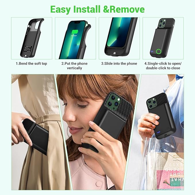 13800mAh High Capacity Battery Case - Image 7