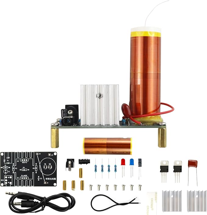 Soldering Practice Kit Music Black Tesla Coil by Yidab