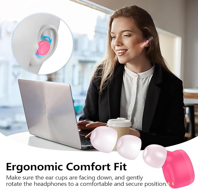 kurdene Wireless Earbuds Bluetooth 5.3 in Ear Buds Light-Weight Headphones - Image 3
