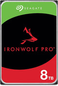 Seagate IronWolf Pro, 8 TB, Enterprise NAS Internal HDD –CMR 3.5 Inch, SATA 6 by Seagate