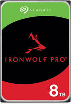 Seagate IronWolf Pro, 8 TB, Enterprise NAS Internal HDD –CMR 3.5 Inch, SATA 6 by Seagate
