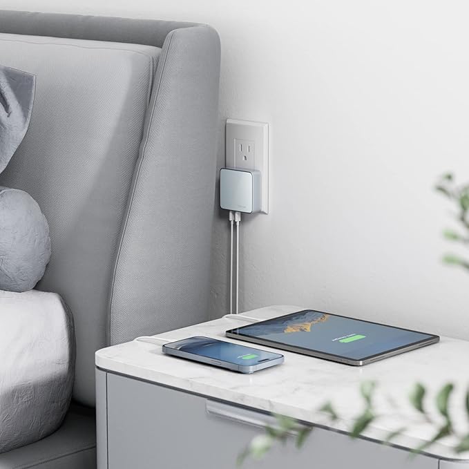Nekmit USB C Charger, Thin Flat 52W 4-Port Fast Wall Charger - Image 4