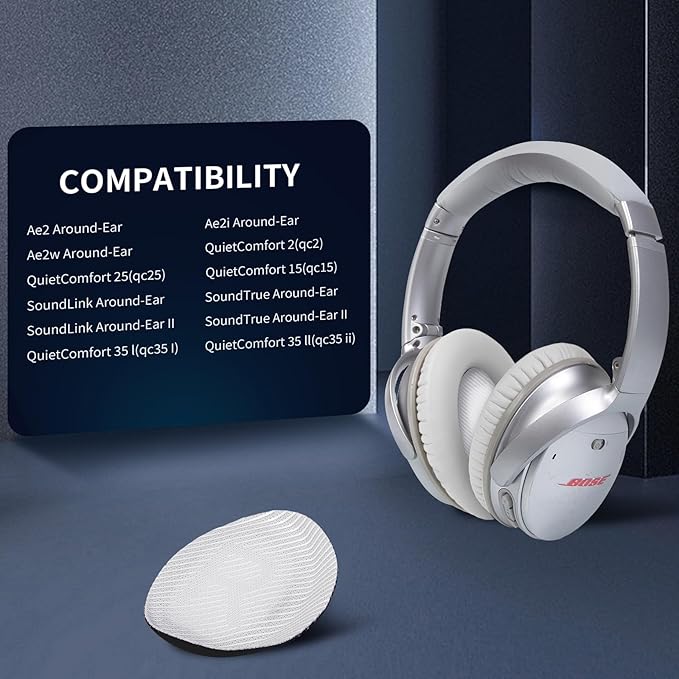 Ear Pads for Bose QC35: Durable Comfortable Noise Cancellation Replacement - Image 3