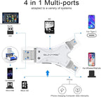 SD Card Reader for iPhone/ipad/Android/Mac/Computer/Camera, 4 in1 Micro SD Card - Image 2