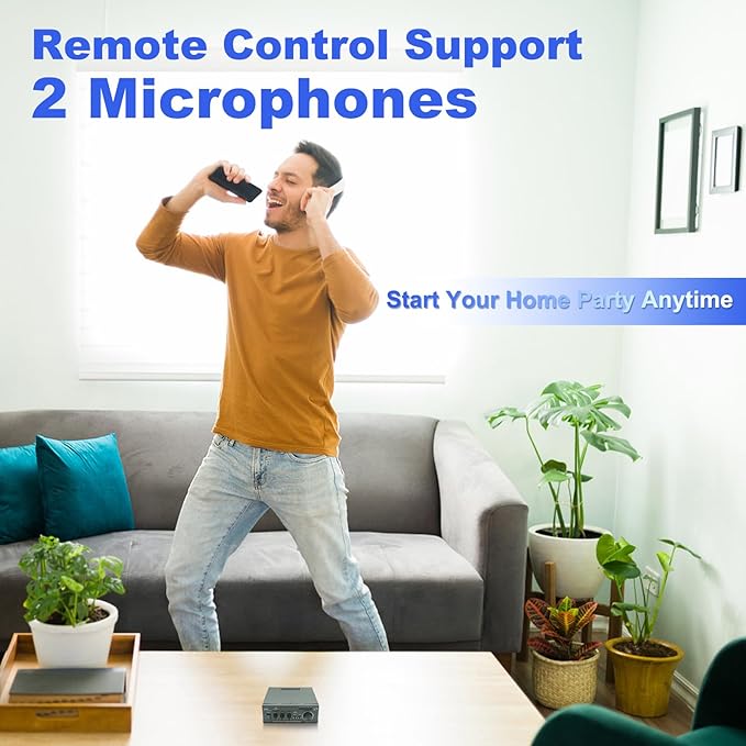 AK45 Stereo Home Audio Amplifier, 5.0 Mini Bluetooth Receiver, 300W *2 Blutooth - Image 6