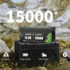 OKMO 12V 280Ah LiFePO4 Lithium Battery Built-in 150A BMS Low-Temp Protection - Image 2