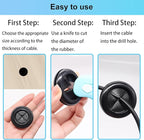 53PCS Rubber Grommets for Wiring, Rubber Grommet Kit in 6 Assorted Drill Hole - Image 4