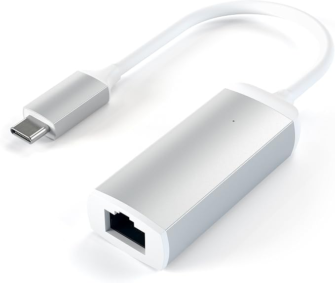 Satechi USB C to Ethernet Cable, Type-C Gigabit Ethernets Adapter, Aluminum - Image 2