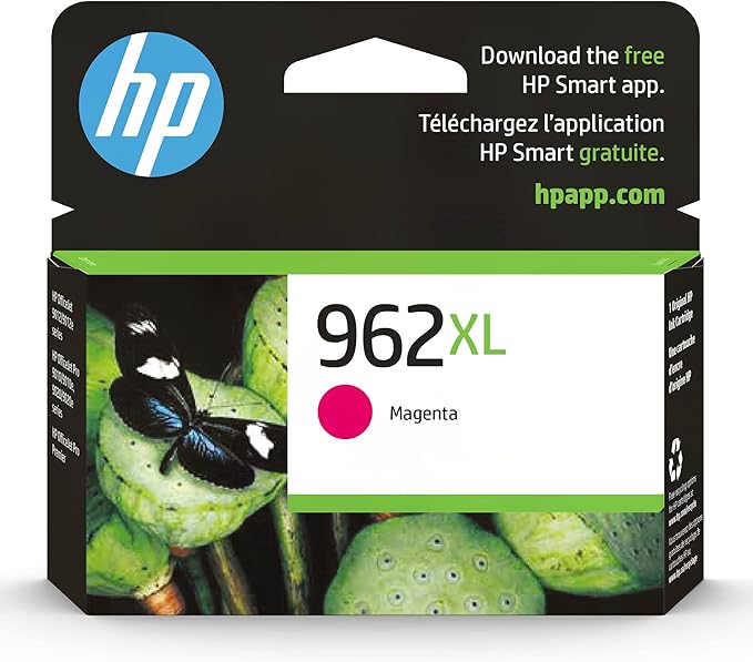 HP 962XL Magenta High-yield Ink Cartridge | Works by HP