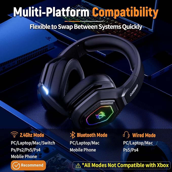 2.4GHz Wireless Gaming Headset - Image 5