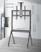 Smart Board Stand with Camera Tray Fits 42"-75" Screens, Interactive Whiteboard - Image 5