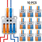 10PCS Lever Wire Connectors, Quick Wiring Cable Connectors, Compact Push-in - Image 6