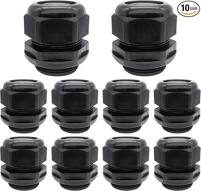 Cable Glands-PENGLIN 1-1/2" NPT Nylon Cable Connector, Strain Relief Cord by PENGLIN