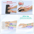 Cloud Wrist Rest Keyboard, Cloud Keyboard Wrist Pad Set - Image 3