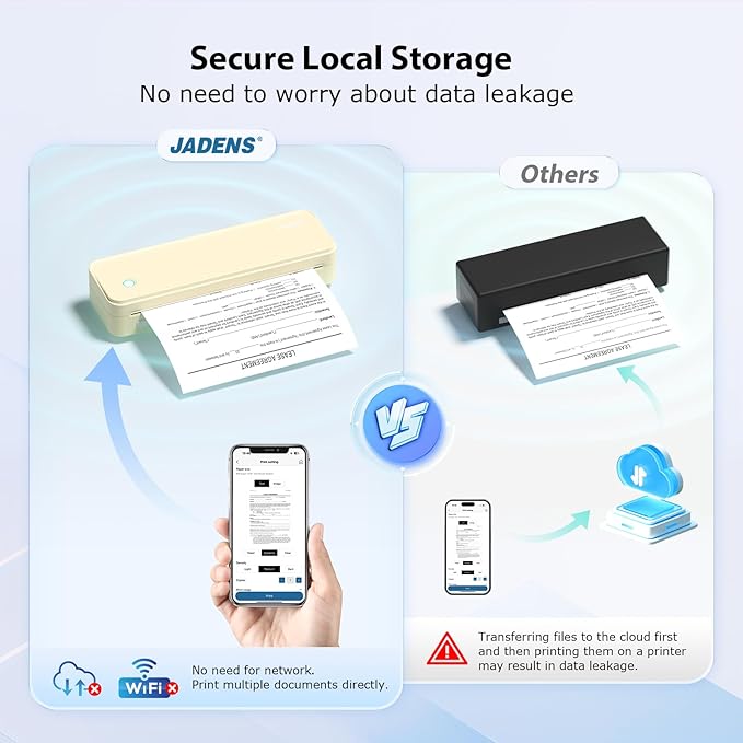 JADENS Portable Printers Wireless - Image 5