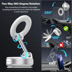 Vacuum Magnetic Suction Phone Holder, Foldable and Retractable Hands-Free - Image 4