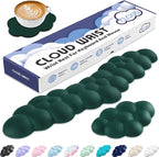 Cloud Wrist Rest for Keyboard and Mouse, Memory Foam PU Leather Keyboard Wrist by Sushret