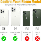 AGVEE 3+3 6 Pack for iPhone 13 Pro 6.1" / 13 Pro Max 6.7" Camera Lens Cover - Image 2
