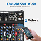 Dj Mixers 7 Channel Audio Mixer Sound Board - Image 4