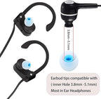 Silicone Replacement Earbud Tips Earbud Caps Fit Most in-Ear Earbuds Headphone - Image 3