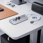 Powered USB Hub 10Gbps, intpw YH6AC 9-Port USB HUB - Image 3