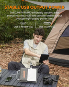 Lumopal Portable Solar Charger 99.9 Wh Battery Bank Equipped - Image 6