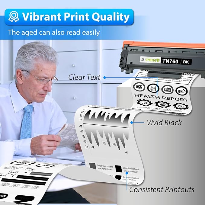 ZIPRINT TN760 Toner Cartridges Compatible Replacement - Image 4