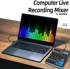 Dj Mixers 5 Channel Audio Mixer Sound Board - Image 4