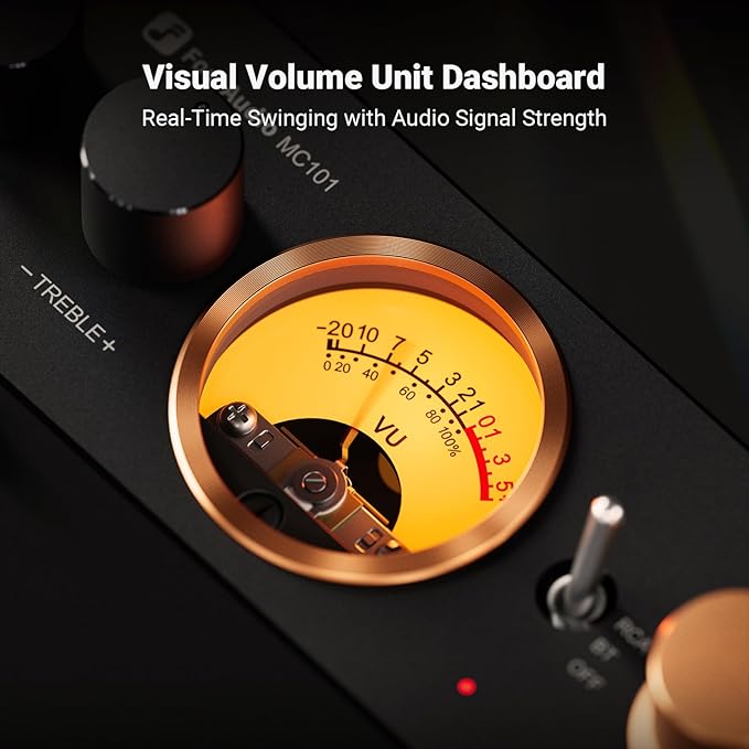 Fosi Audio MC101 Bluetooth Stereo Amplifier Home Audio Component Mini Amp - Image 3