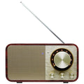 FM Radio with Bluetooth Retro Bluetooth Speaker Vintage Radio with SD/USB by BentMax