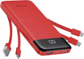 Charmast Portable Charger with Built in Cables, Power Bank with Cords Wires by Charmast