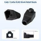 Cable Matters 100-Pack Cat6 / Cat5e RJ45 Strain Relief Boots, RJ45 Boot - Image 2
