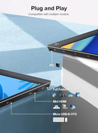 UPERFECT Portable Monitor Battery Touchscreen 120HZ | 15.6” 1ms Gaming Monitor - Image 6