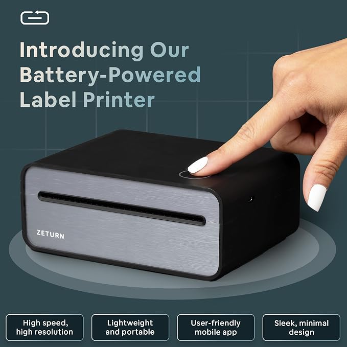 Wireless Return Label Printer – Compact, Battery-Powered & Easy-to-Use Package - Image 2